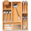 Set di 5 organizer per cassetti in bambù 1