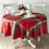 Holiday Legacy Jacquard Plaid Tablecloth 70" Round 1
