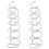 Silver Iron Spiral Wind Chime Parts 2-Pack 1