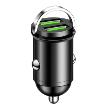 Încărcător auto USB tip C, încărcare rapidă de 12-24V, 2 porturi