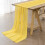 Chiffon Table Runner 12 x 118 in Yellow 1