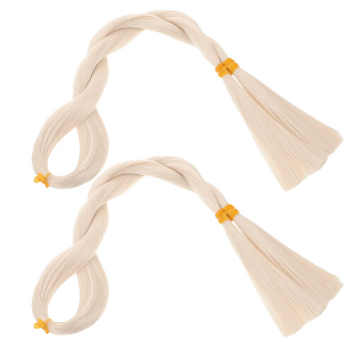 6 Perruques Beige Fibre Résistante Coiffure Facile 1