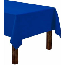 Royal Blue Polyester Tablecloth 90 x 156 in