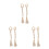 6 Perruques Beige Fibre Résistante Coiffure Facile 10
