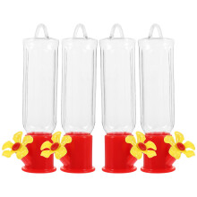 Transparante kolibrievoederbakjes van plastic (4 stuks)