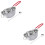 2Sets Schmelztopf Mit Löffel, Und , Silber 6