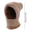 Women's Windproof Knitted Hat and Scarf Set with Fleece 3