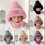 Women's Windproof Knitted Hat and Scarf Set Fleece Lined 4