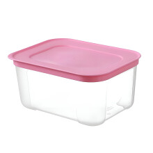 Plastic Food Storage Box with Lid, 7.5 x 11.5 x 15.5 cm,