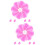 24Pcs Durable Pink Cheer Pom Poms Plastic Handled Performance Decor 9