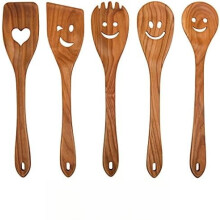 MFC Cherry Wood Spurtle Set 5-Piece 11.8 in