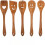 MFC Cherry Wood Spurtle Set 5-Piece 11.8 in 1