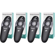 Trådløs præsentationsklikker med laserpointer, 4-pak