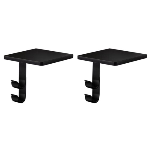Iron Stocking Hangers Double Hook Wall Mount Strong 5lbs Capacity Firepit Shelf Planner Holiday Rudiments
