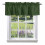 Groene polyester volant 54x18 inch, met tunnelzoom. 1