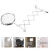 2Pcs Wall Mounted Silver Makeup Mirror Swivel with 3X Magnification 6
