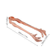 Pinzas para hielo Eagle Claw de acero inoxidable pulido (1 par)