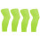 Compression Leg Sleeves for Basketball 4 Pairs Green 1