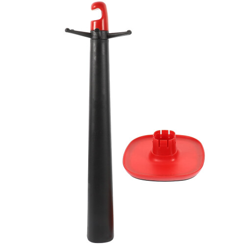 Supporto in plastica per utensili da cucina con base antiscivolo