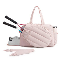 Tennis Bag Badminton Rackets Bag Large Storage Outdoor Travel Sports Training Shoulder Bag Pickleball Paddle Handbag A