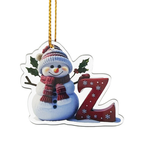 5 Personalized Christmas Letter Ornaments 2025