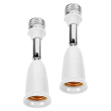 E27 hosszabbító lámpa adapter állítható foglalat hosszabbító 2 db