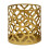 Gold Iron Geometric Candlestick 1 Pack 1