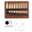 Interchangeable Bamboo Circular Knitting Needles Set with Case,Sizes 3.5mm-10mm, 12 Pairs, 4 Cables 1