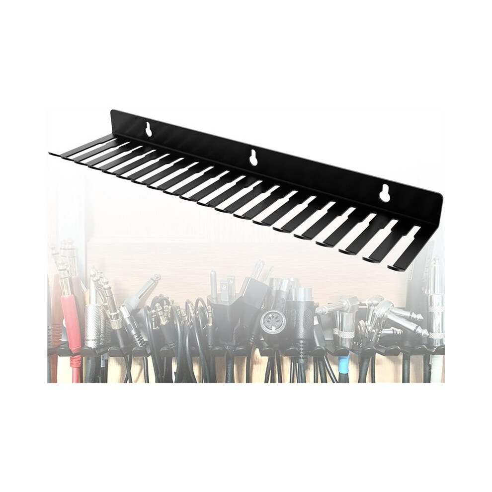 19 Slots Wall Mountable Cable Hanger And Organizer,Cable Holder,Cable Organizer Studio Storage For Cord Management Rack 6032788677161