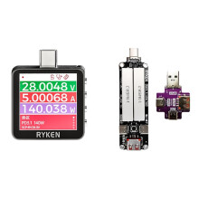 RK-X3 Voltage Current Tester USB Mobile Phone Fast Charging Detector Laptop Charging