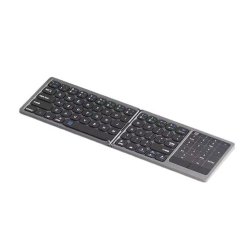 Full-Key Folding CNC Integration Keyboard, Portable Digital Touchpad, Tablet, Mobile Phone, Tablet, Laptop