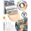 Kit per ricamo con libri di punti, strumenti e tutorial 1