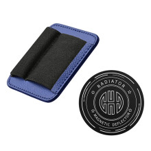 Phone Magnetic Decoder Pocket Storage Case Double-Pocket Elastic Magnetic DAC Headphones Case PU Portable Storage Bag