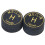 2 Embouts de Queue de Billard en Cuir de Dureté Variable, Forme Radiale, Accessoires pour Queues de Billard TALISMAN H 1