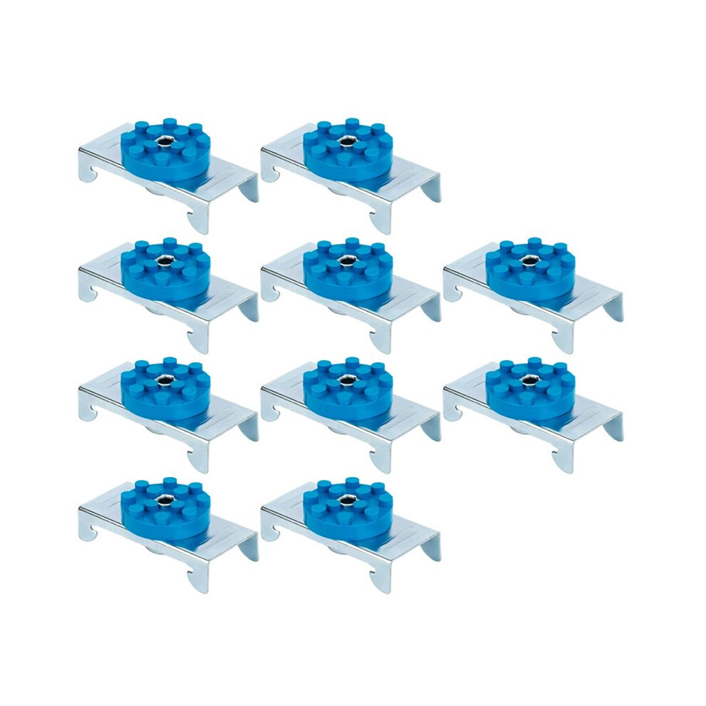 10Pcs Resilient Sound Clips, Sound Insulation Clips For Resilient Channel For Soundproofing 4712893002776