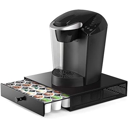 Συρτάρι αποθήκευσης K-Cup για Keurig – Μαύρο, Χωράει 24 Pods