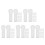 75Pièces Pièces Plastique Blanches Kit Réparation Clarinette Portable 6