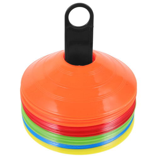 2Sets Agility Training Voetbal Cone Set Plastic Felgekleurde 2