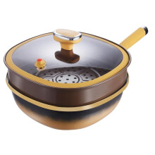Deep Skillet Pots Frying Pan Titanium Alloy Non Stick Frying Pan with Lid Kitchen Accessories for Home Cooking Eggs
