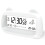 Digital Alarm Clock Display with Week Temperature Humidity Backlight Cat Shape for Kids Adults Bedside Battery Powered 1