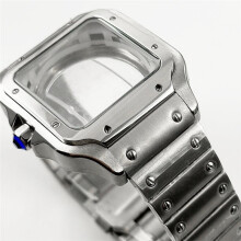 NH35 38mm Square Watch Case Stainless Steel Watch Accessories Modification Parts for NH35 4R35 NH36 4R36 Movements