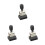 3Stk Holz Roller Stempel DIY Basteln Tagebuch Scrapbook 8