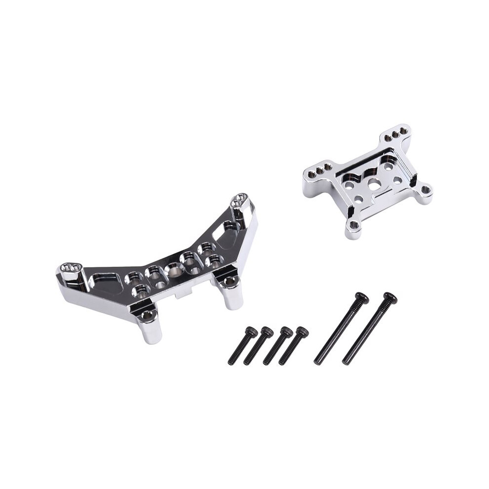 Rc Car Upgrade Front And Rear Brackets Kit For Mjx 1/14 14301 14302 14303 14304 Rc Car Accessories Silver 6032991976877