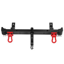 Metal Upgraded Rear Bumper Trailer Hook for MN Model 1/12 MN82 LC79 RC Car Parts Black