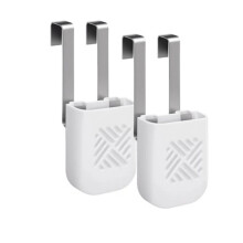 2 Stück Halterung für Toilettenspültabletten, 9,4 X 7,4 X 1,8 cm, Halterung für Bleichtabletten im Toilettenspülkasten, zum Aufhängen An der