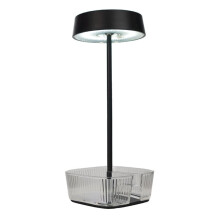 Lampada da Comodino, Lampada da Tavolo per Camera da Letto con Dimmer A 3 Colori, Luci per La Coltivazione di Piante da Interno, Luce Senza Fili
