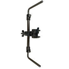 Morsetto per Campanaccio per Tamburo, Supporto per Campanaccio A Doppia Testa, Accessori Percussioni, Staffa di Montaggio per Tamburo, Strumento per
