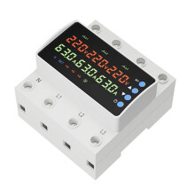 3 Phase AC380V Voltage Relay 63A/100A DIN Rail Photovoltaic Protector with Comprehensive Safety Features AC380V 63A