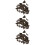 30Ensembles Boutons Pression Bronze Retro Pour Projets De Couture 8