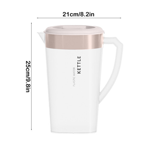 3L BPA-Free Heat-Resistant Plastic Pitcher with Lid 2